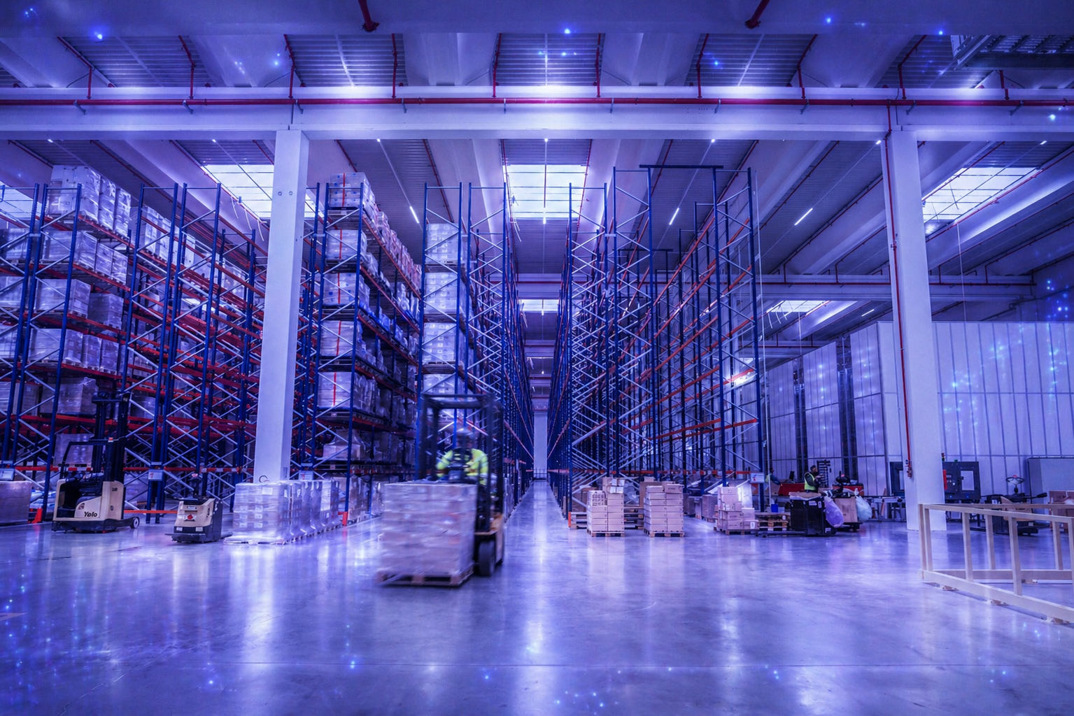 Component intake, picking, preparation, verification and organization of packaging lines.